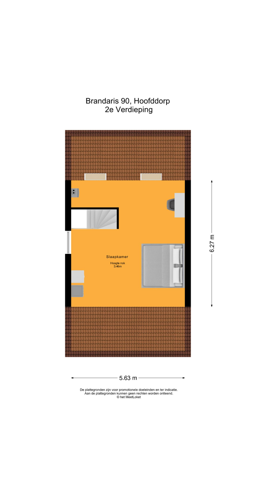 Brandaris 90 , 2134 XT Hoofddorp map